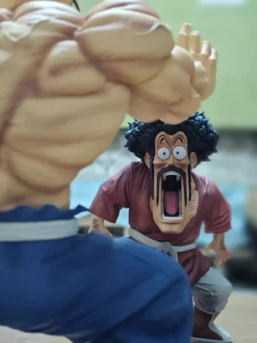 TWTGK Dragon Ball Mr. Satan (Hercule) Double-Headed Comedic Statue – Fun GK Collectible for Anime Fans photo review