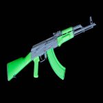 Retro-style toy rifle 3D printing model drawing (STL format)