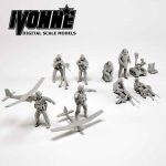 Modern Tactical Support Team 3D Printing Model Set (STL Format)