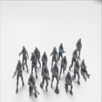 Spartan III Tactical Squad 3D Printing Model Set (1:72 Scale STL File)