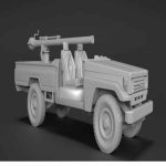 Toyota Land Cruiser War 3D Printing Model Drawings