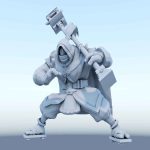 Jax League of Legends 3D Printing Model Drawing (STL Format)