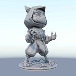 Kennen League of Legends 3D Printing Model Drawing (STL Format)