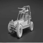 US Military Buggy 3D Printing Model Drawings