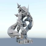 Warwick League of Legends 3D Printing Model Drawing (STL Format)